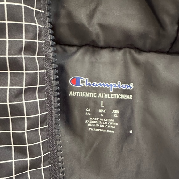 Champion MEN’s Puffer Anorak Quarter Zip Pullover (Size L) - Picture 12 of 14